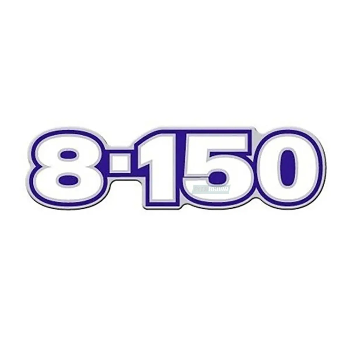 EMBLEMA FRONTAL AZUL 8-150 VW 8150 SERIE AZUL (2VD853751B-PTO1655K)