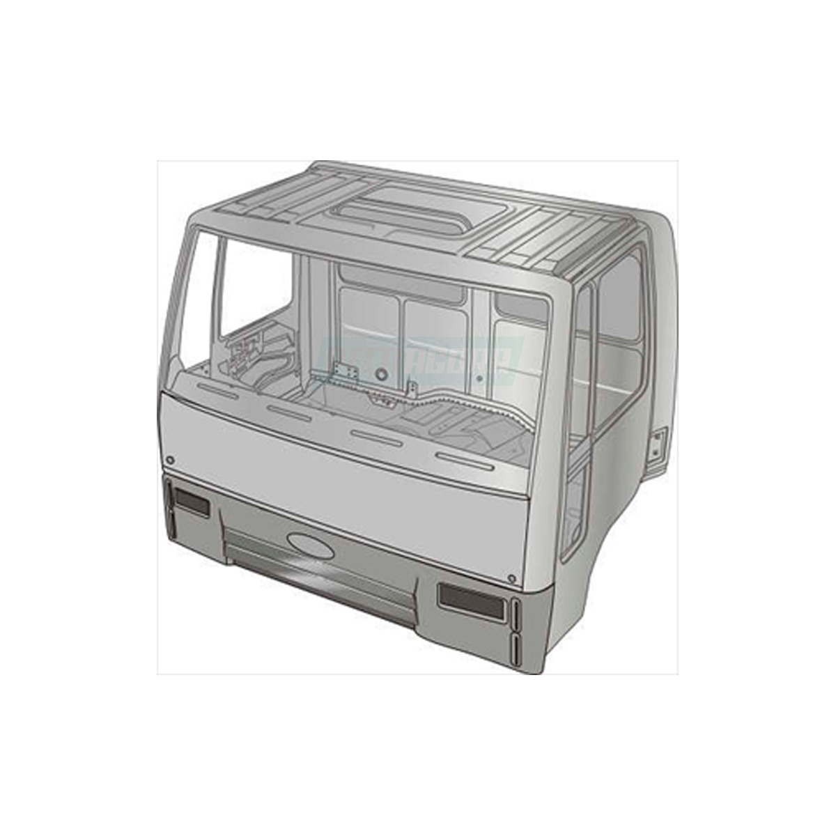 CABINA DO CARGO FORD CARGO (5C457000011GCXW)