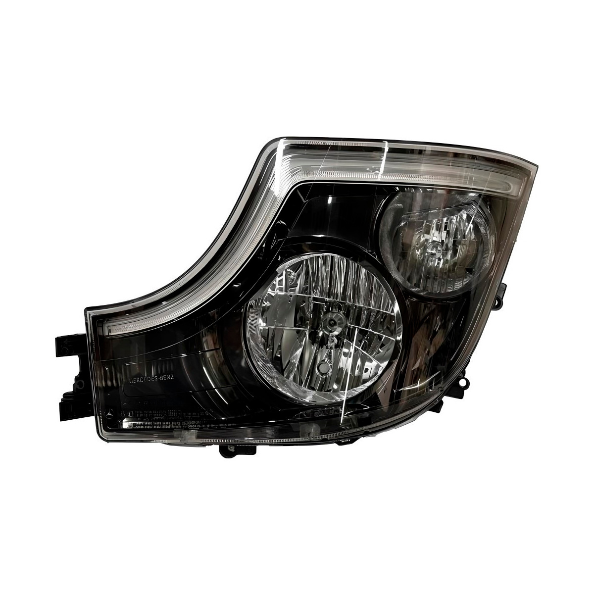 FAROL ESQUERDO PRINCIPAL MB NEW ACTROS 2546 2651 - 2020... SETA COM DLR ( MASCAR