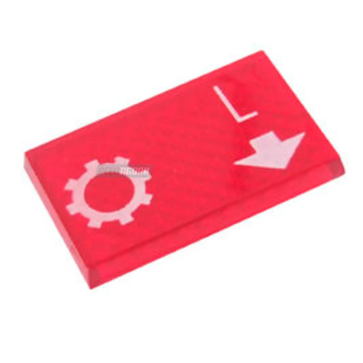 LENTE INDICADORA PAINEL ENGRENAGEM LENTA 25X16MM  LS114 (LS114-BZ)