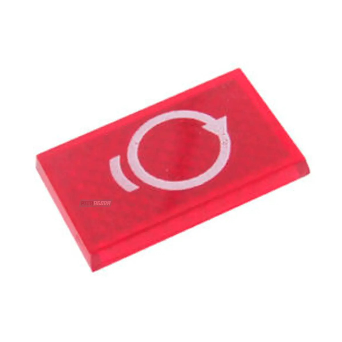 LENTE INDICADORA PAINEL FREIO MOTOR 25X16MM LS114 (LS114-FM)