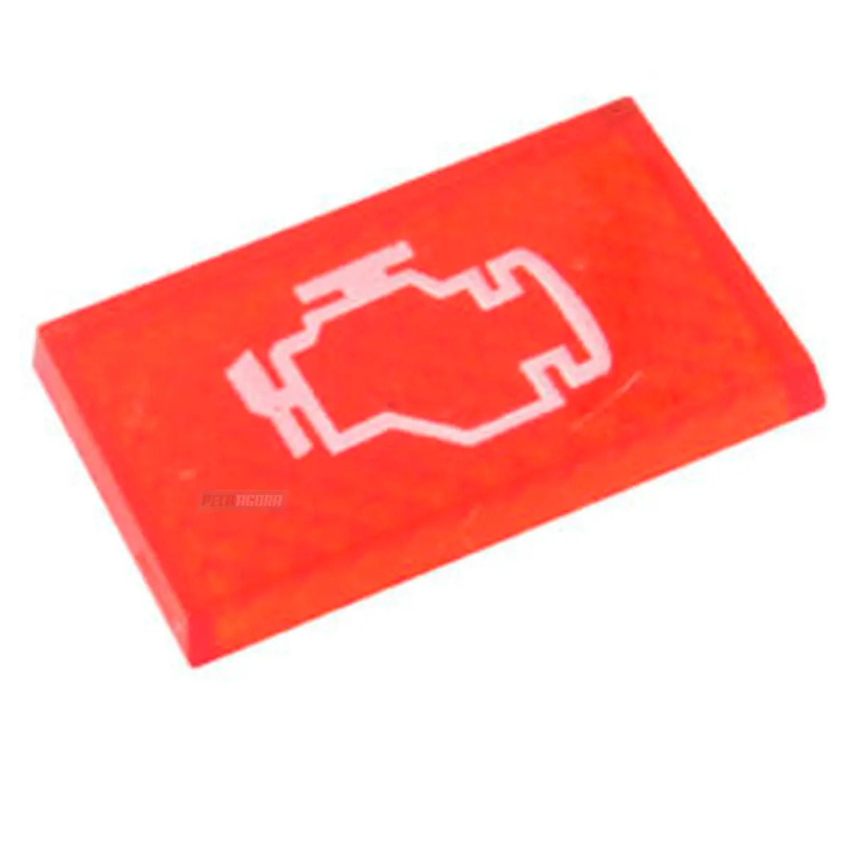 LENTE INDICADORA PAINEL INDICADOR FALHA MOTOR 25X16MM LS114 (LS114-IFAM)