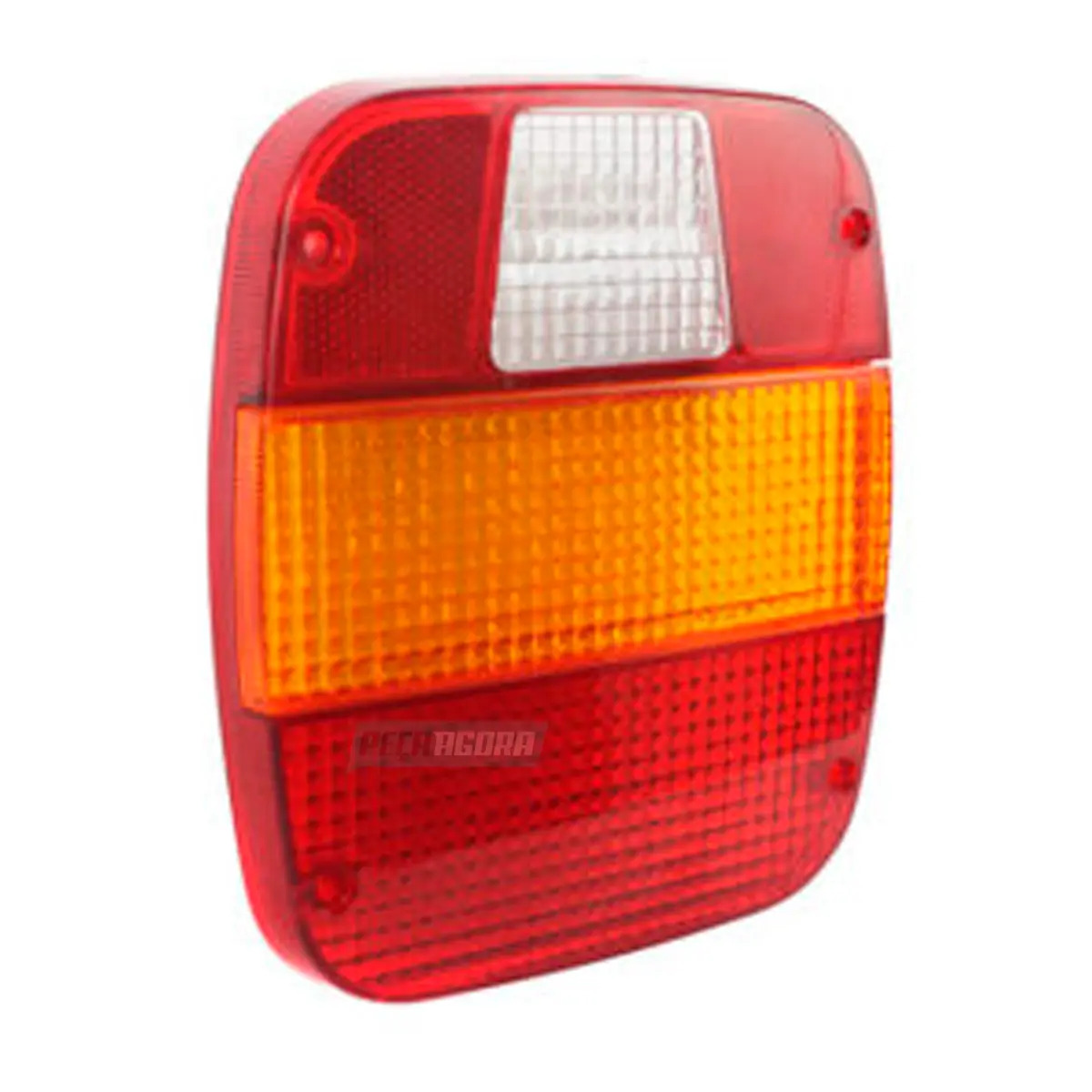 LENTE LANTERNA TRASEIRA FORD VW MARMITAO ACRILICO TRICOLOR (LS178)