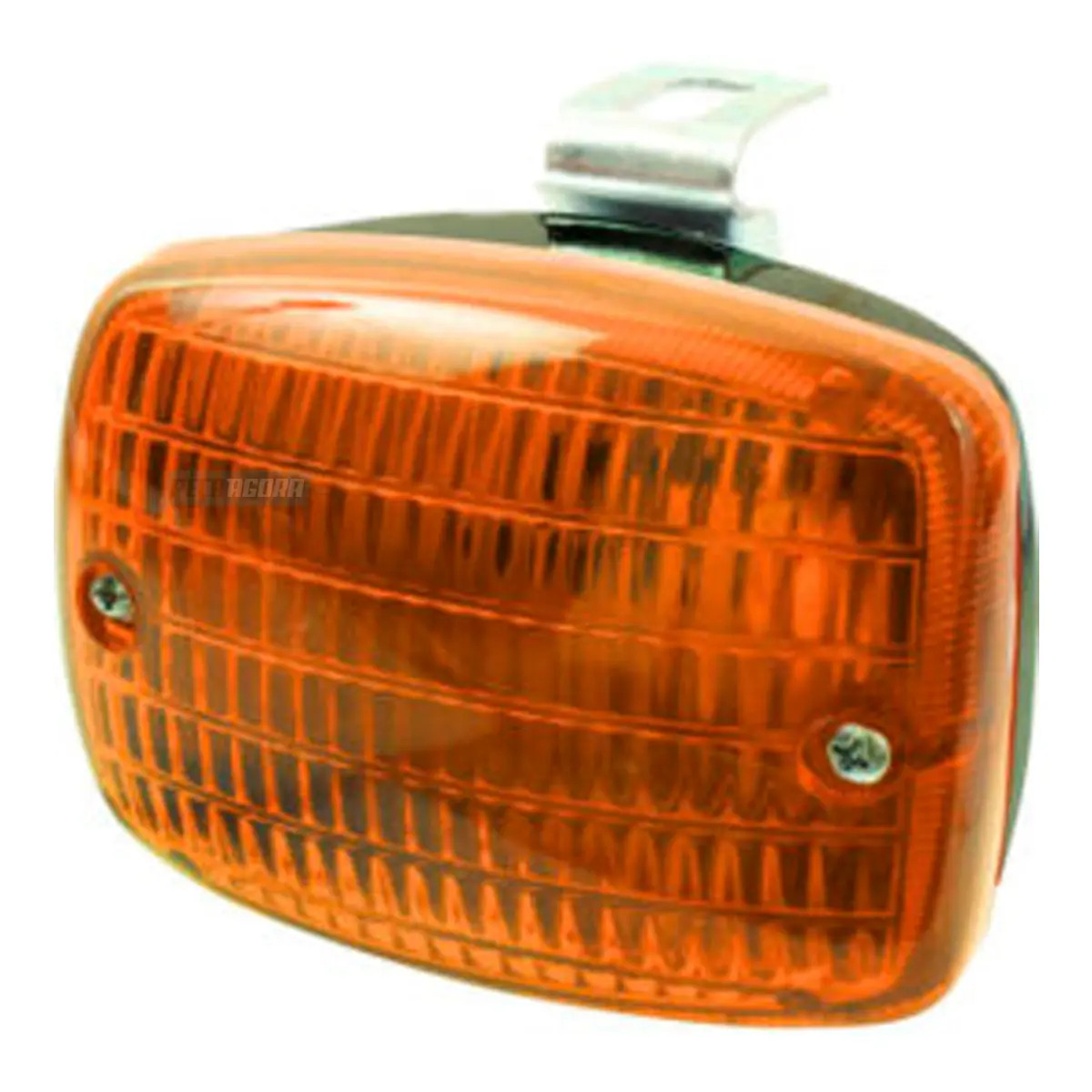 LANTERNA AUXILIAR PAQUERA PRETA AMBAR  (LS264-P-AM)