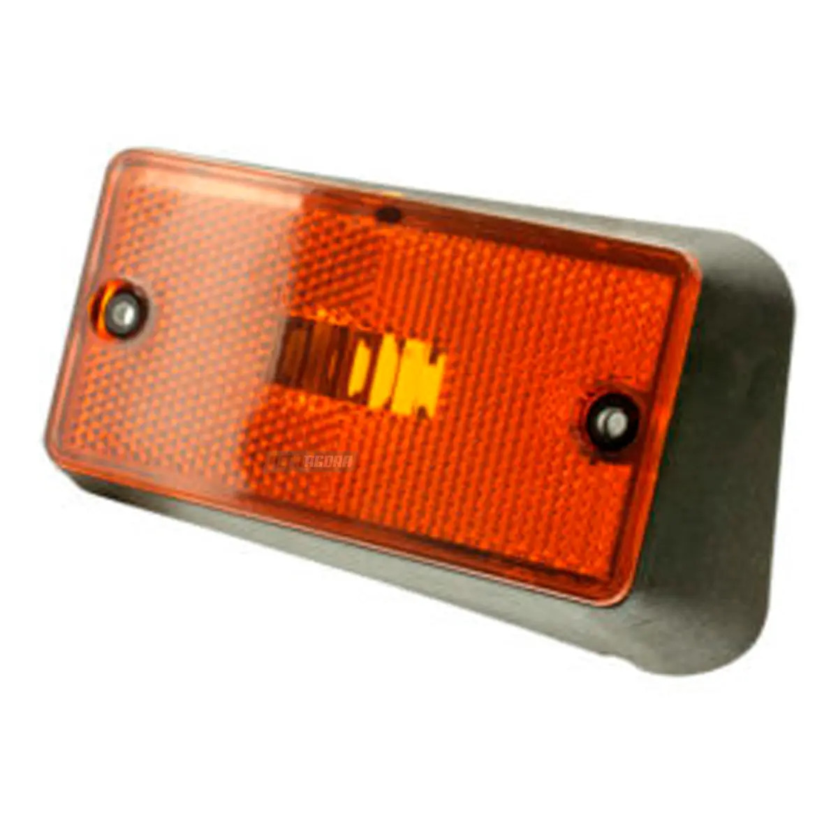 LANTERNA LATERAL DIREITO CAMINHAO VW BASE CURVA ACRILICO  (LS428-LD-AM)