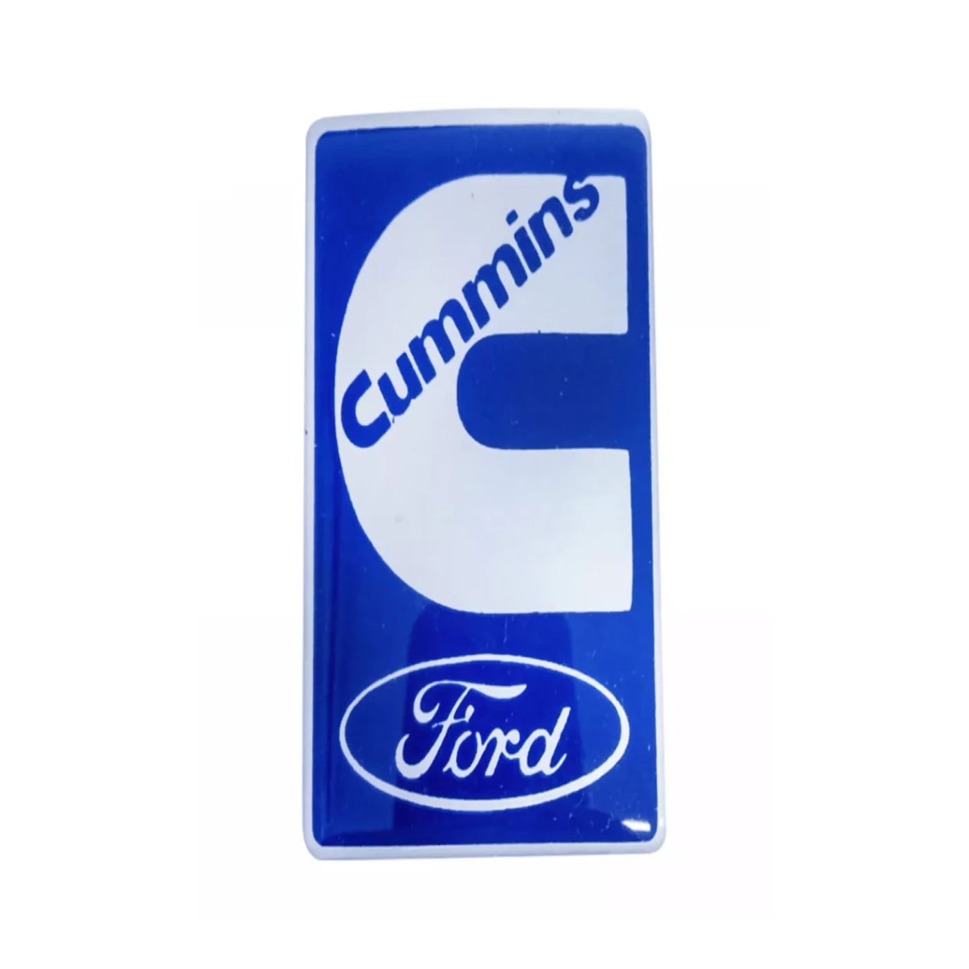 PAR EMBLEMA CUMMINS FORD CARGO RESINADO (C70091.5)