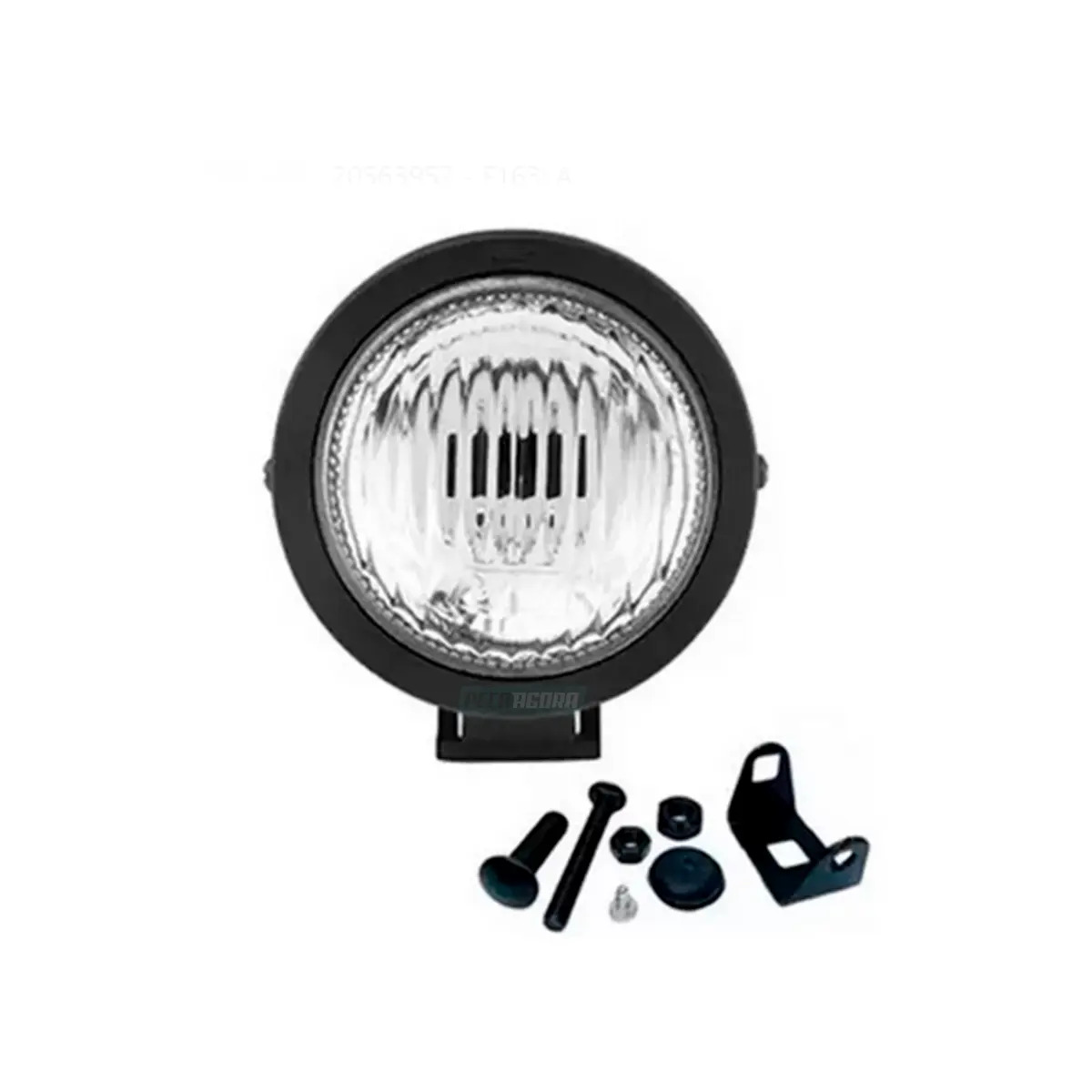 FAROL MINI MILHA NEBLINA REDONDO 85MM H3 SUN RAY LENTE ESTRIADA (456156-F11VAN)