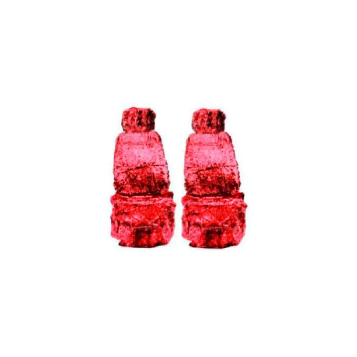 CAPA PELUCIA CHINIL BANCO S/LOGO VOLVO NH MOTORISTA/CARONA GAUCHA VERMELHA (4316