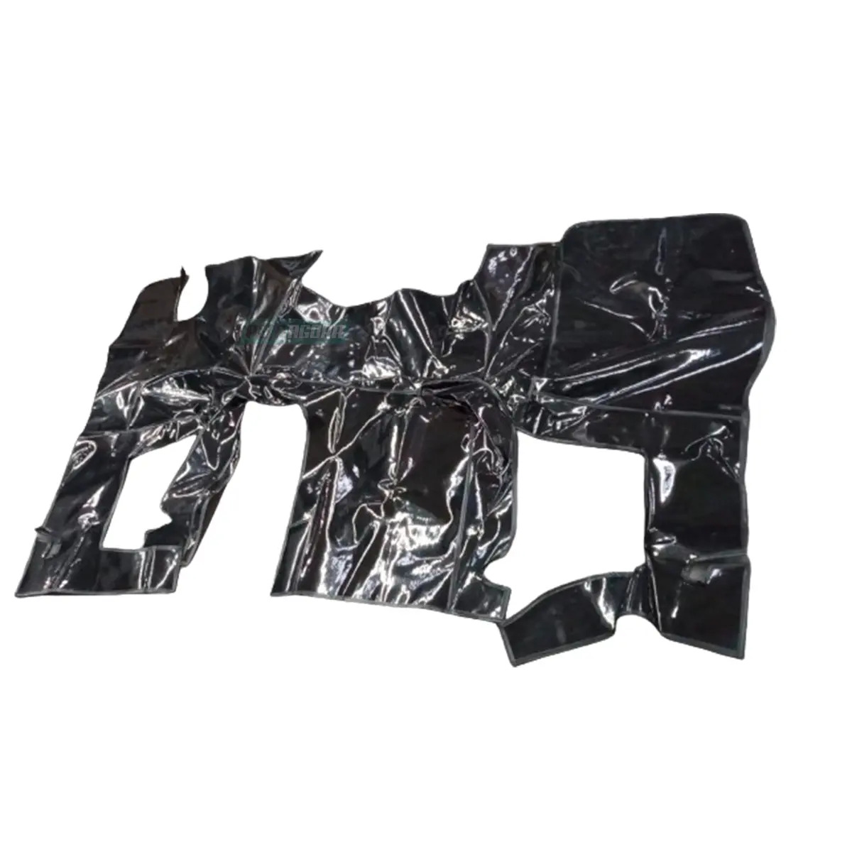 TAPETE VINIL PRETO VW CONSTELLATION CABINE DUPLA COM CAPO (PUES352P)