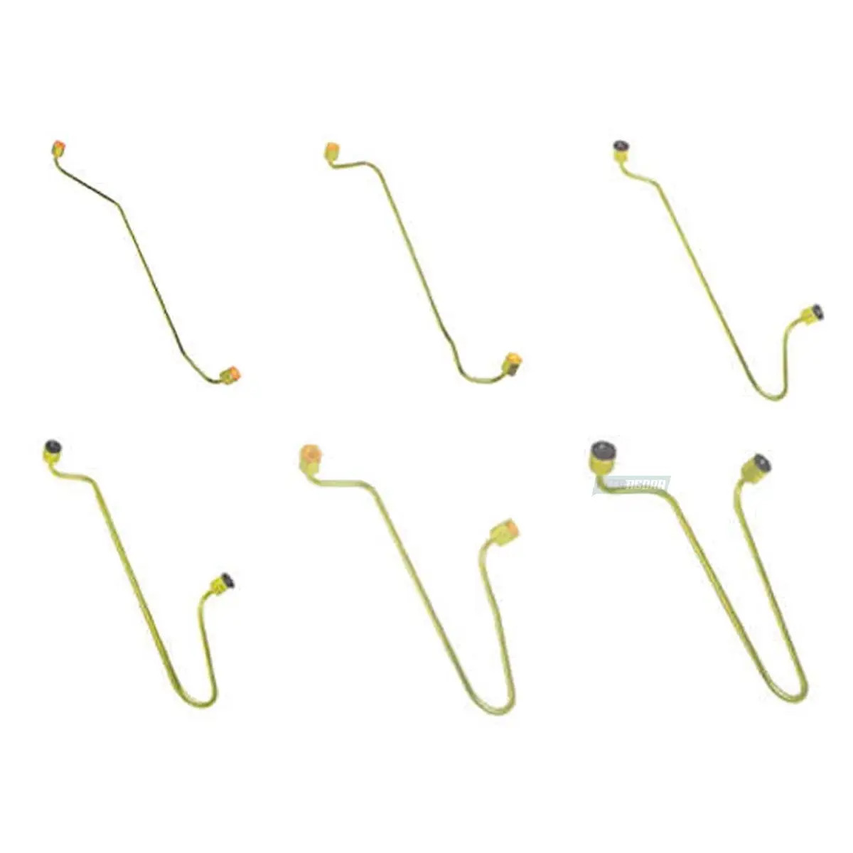 KIT 6 CANO TUBO INJETOR CILINDRO VOLVO VM 240 1 AO 6 CILINDROS (K.20518404)