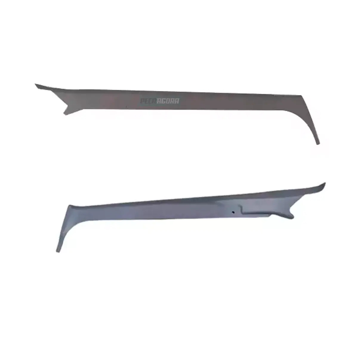 PAR MOLDURA COLUNA PARABRISA ESQ DIR SCANIA 113 CINZA FIBRA (K.396423-1117C-3964