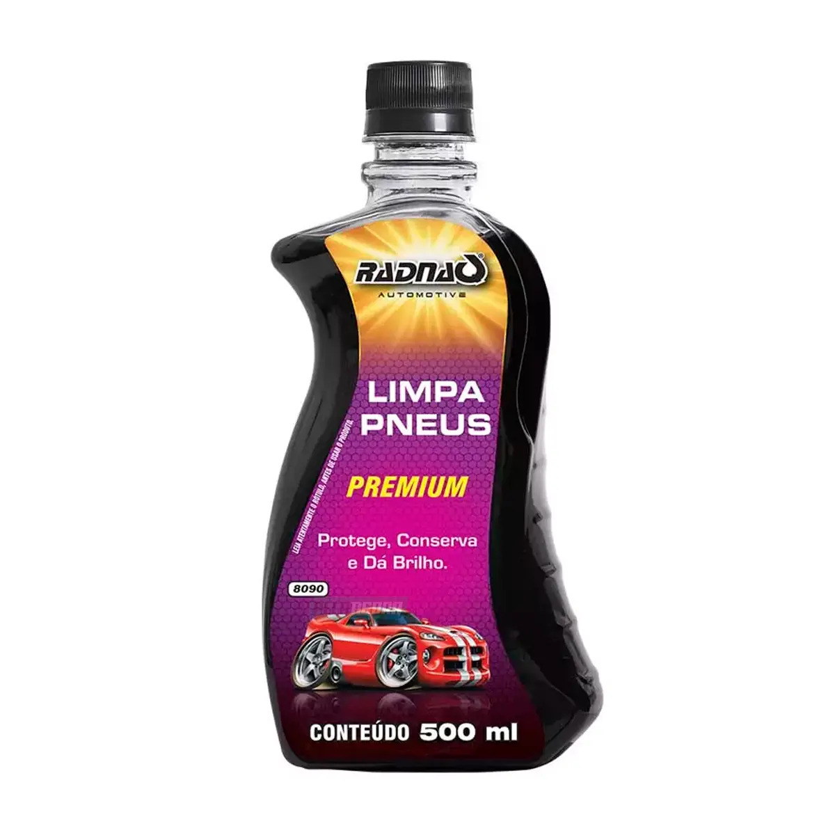 LIMPA PNEUS PREMIUM RADNAQ PRETINHO 500ML (RQ8090)