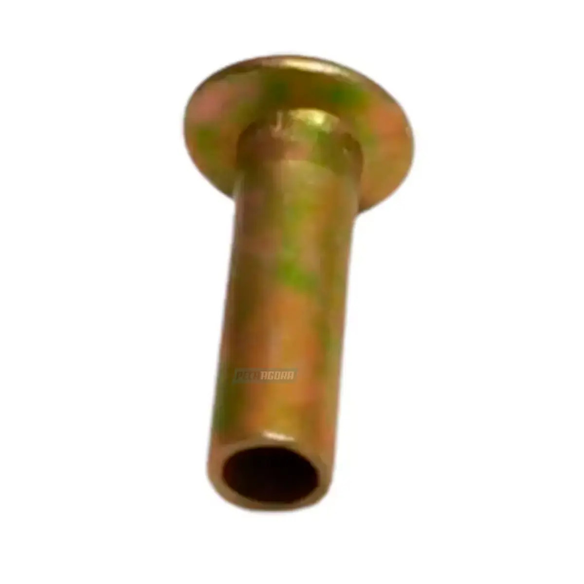 100 REBITE FREIO 10X14 10X14 - FERRO BICROMATIZADO TUBULAR -  (VAZADO) (7574)