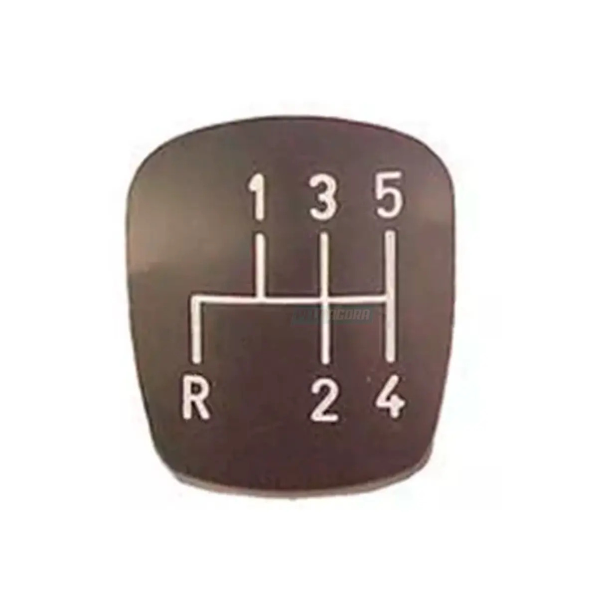 TAMPINHA BOLA CAMBIO PUNHO 05 MARCHAS MB/ATEGO/AXOR/ACTROS MARROM RE TRASEIRA (6