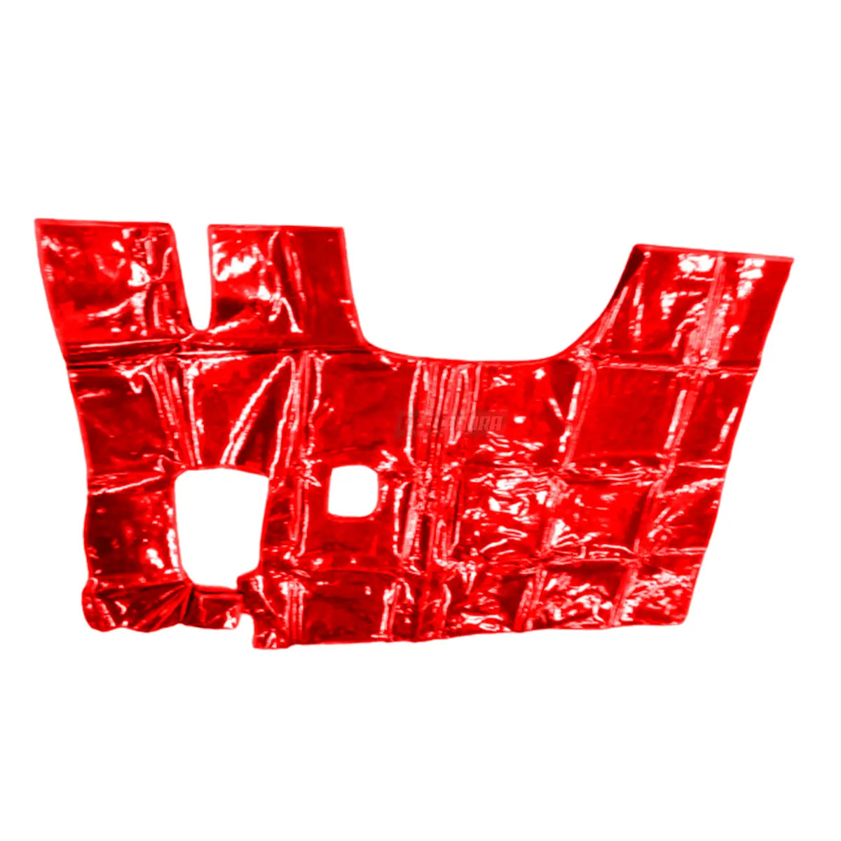 TAPETE DE VINIL VERMELHO SEM RECORTE DO BANCO CARONA VOLVO NH12 GLOBETROTTER BIC