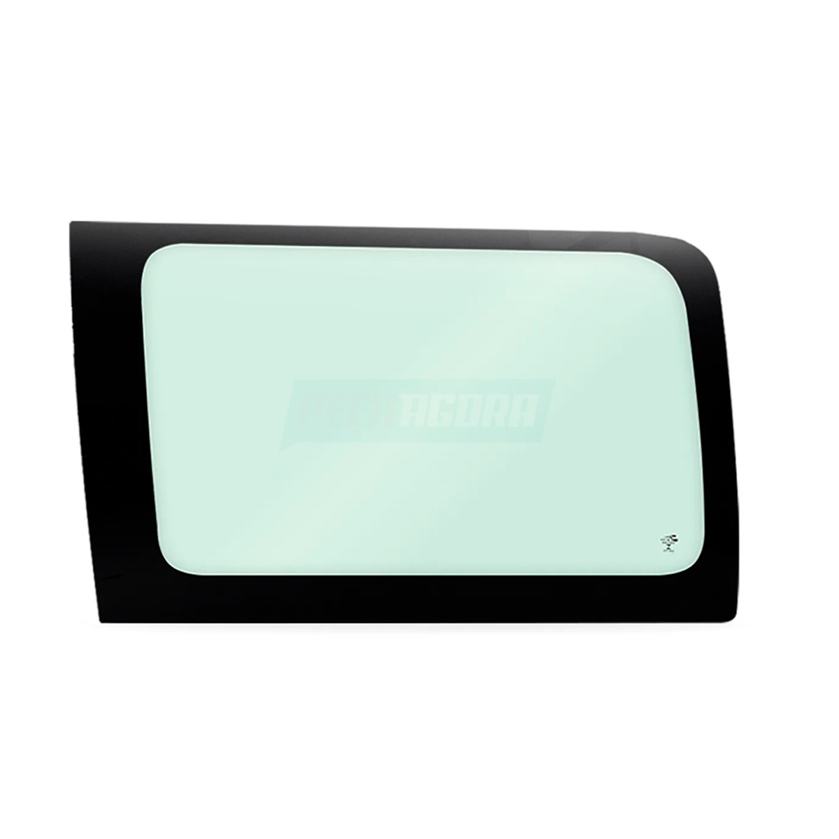 VIDRO JANELA FIXO ESQUERDO SERIG 1635X765 CURVO MB SPRINTER NOVA 415 CDI MENOR (