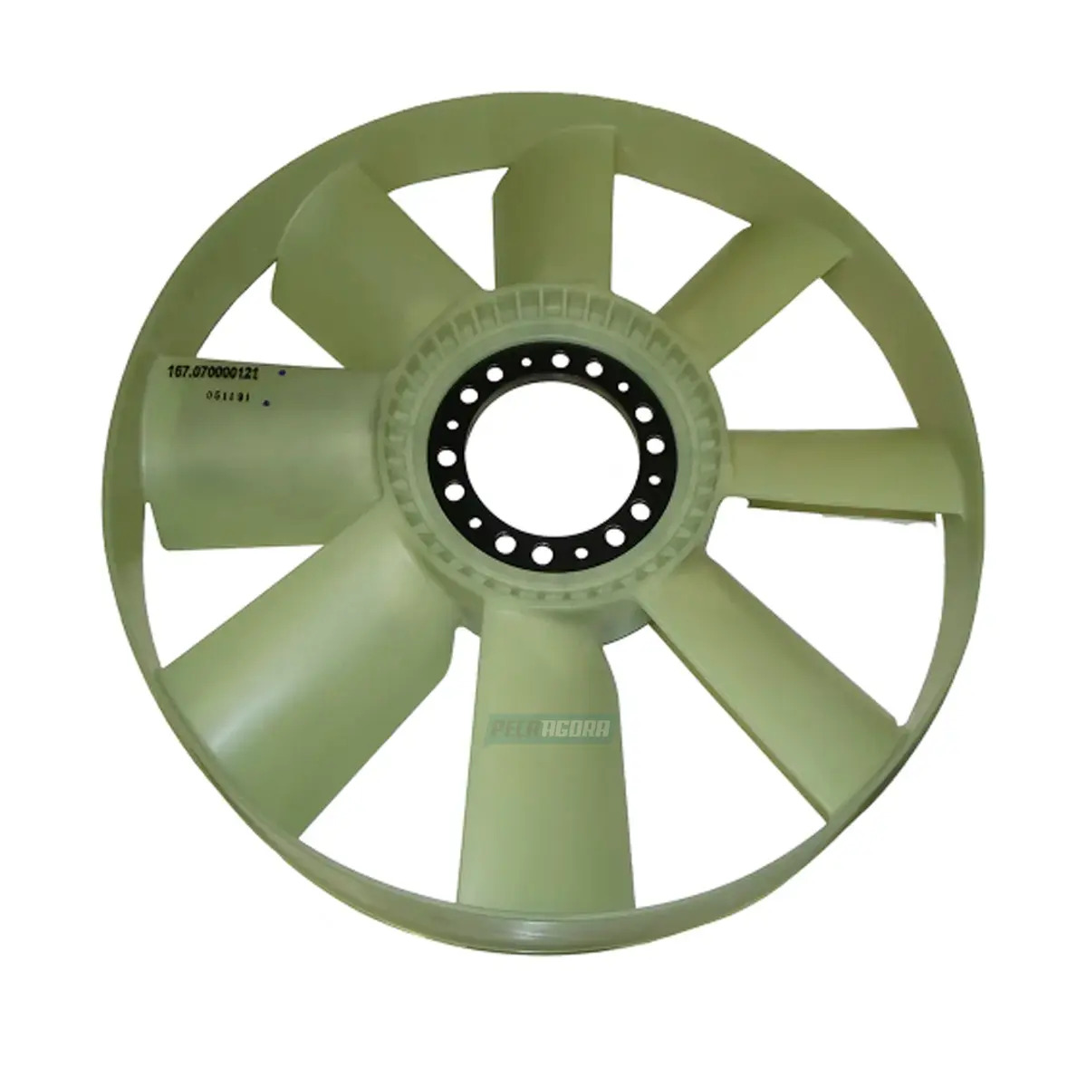 HELICE RADIADOR IVECO TECTOR 150E21 170E21 170E22 40E22 ANO 2012 ATE 2017 (58017