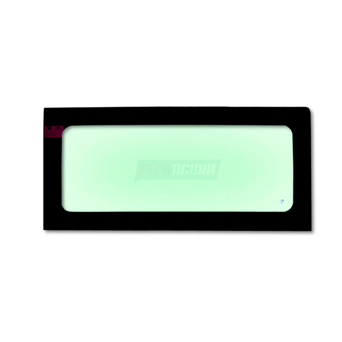 3° VIDRO ESQUERDO VERDE SERIG 1380X630 CURVO FORD TRANSIT 2008 A 2013 (FTR0724V