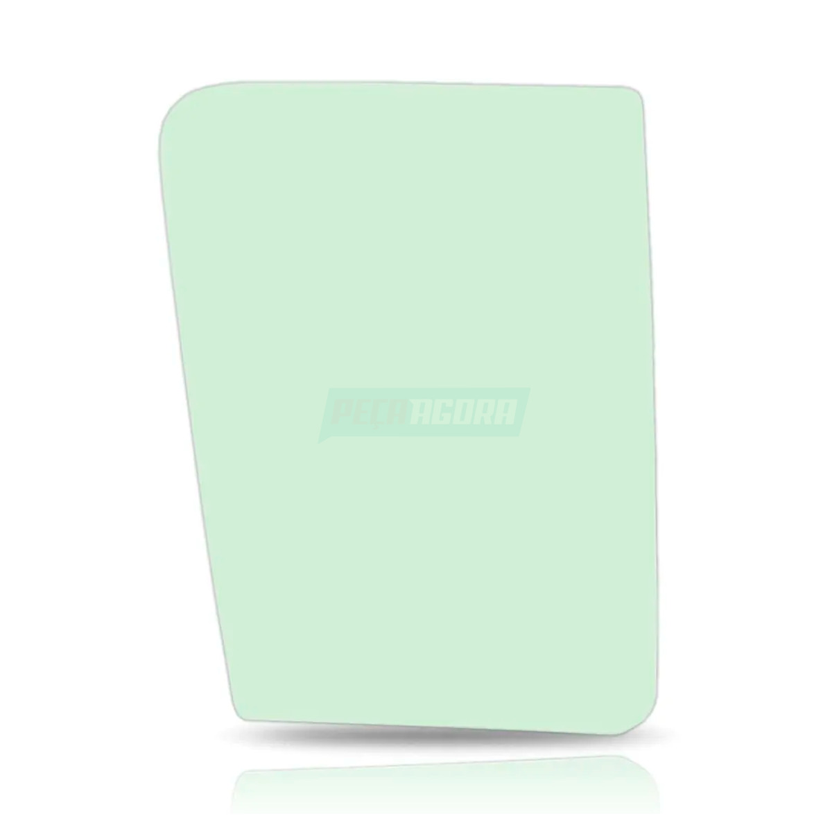 VIDRO PORTA DIREITO VERDE 506X691 CURVO FORD TRANSIT 2008 A 2013 (FTR0811V)