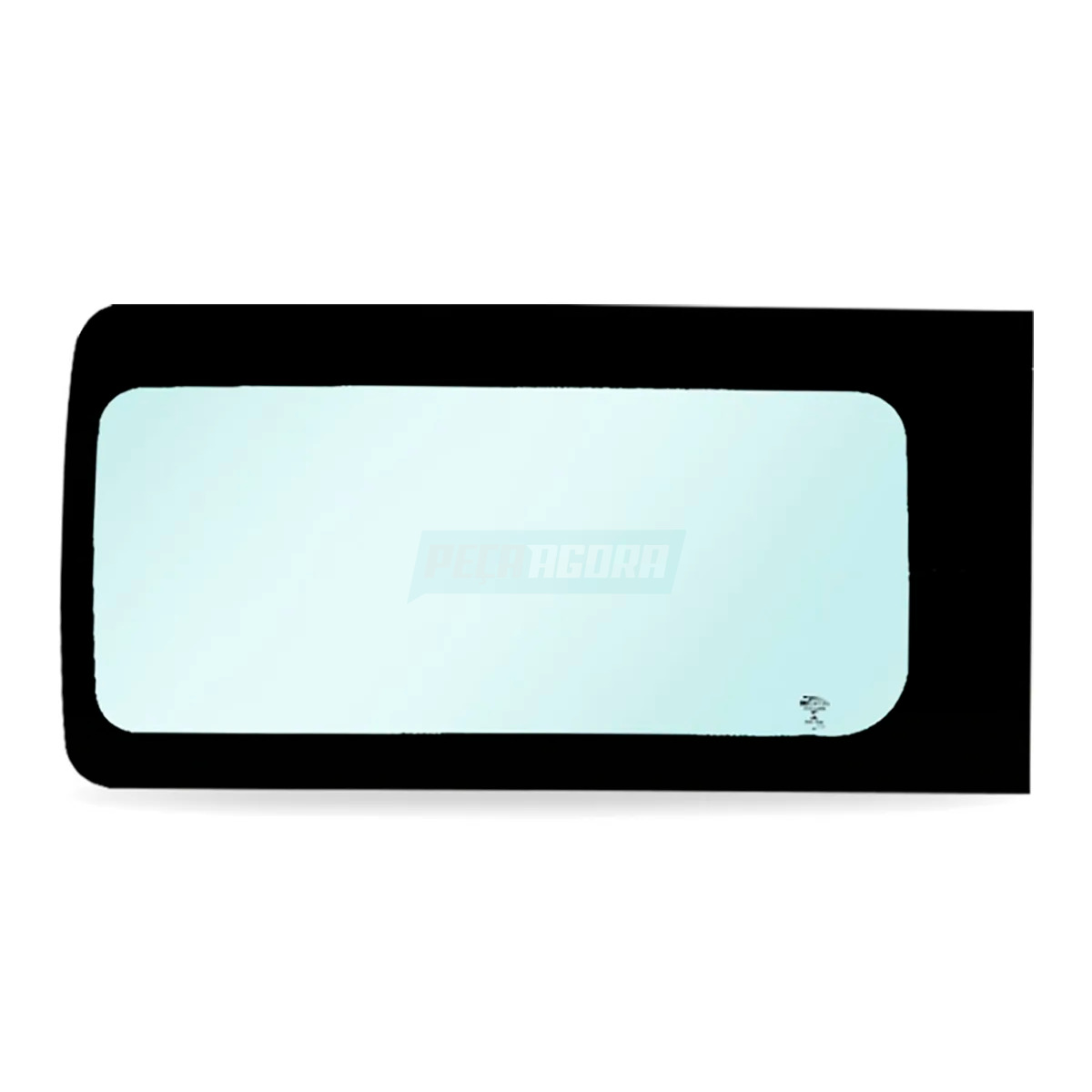 VIDRO JANELA LATERAL ESQUERDO FIXO VERDE SERIG 1103X553 CURVO PEUGEOT EXPERT VIT