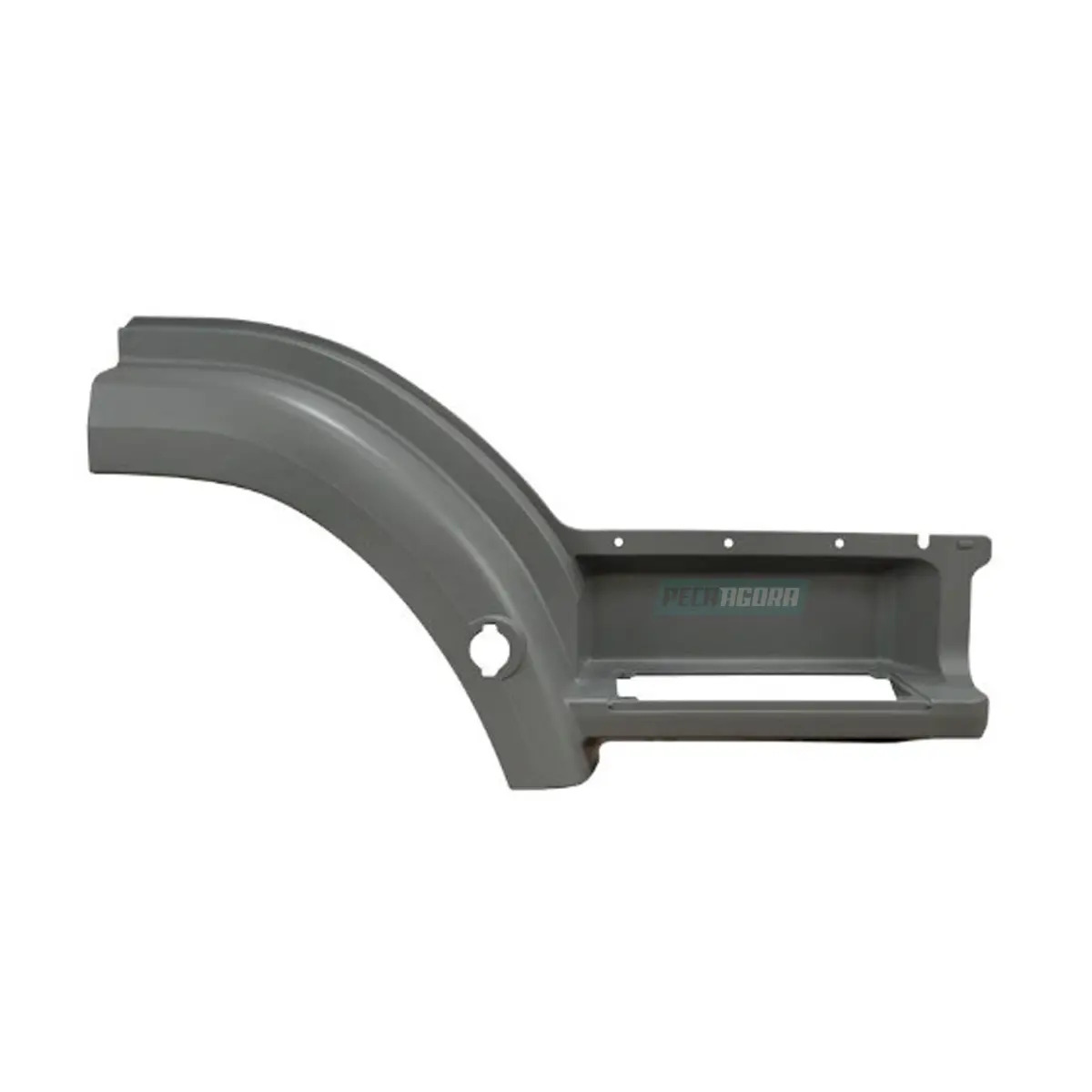 PARALAMA ESTRIBO DIREITO MB AXOR 1933 CABINE SIMPLES FIBRA SMC CINZA (9446661101