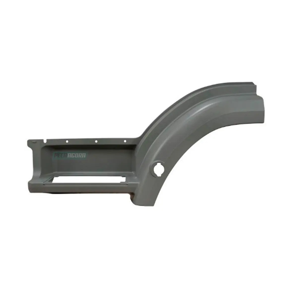 PARALAMA ESTRIBO ESQUERDO CINZA MB AXOR 1933 CABINE SIMPLES FIBRA (9446661001-M3