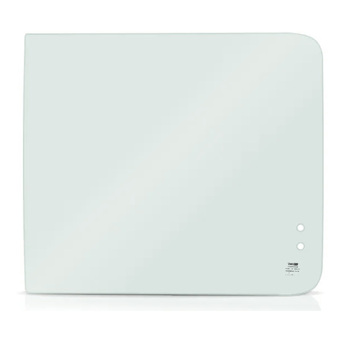 1° VIDRO DIREITO 2° VIDRO ESQUERDO JANELA LATERAL INCOLOR 555X505 COM FURO CUR
