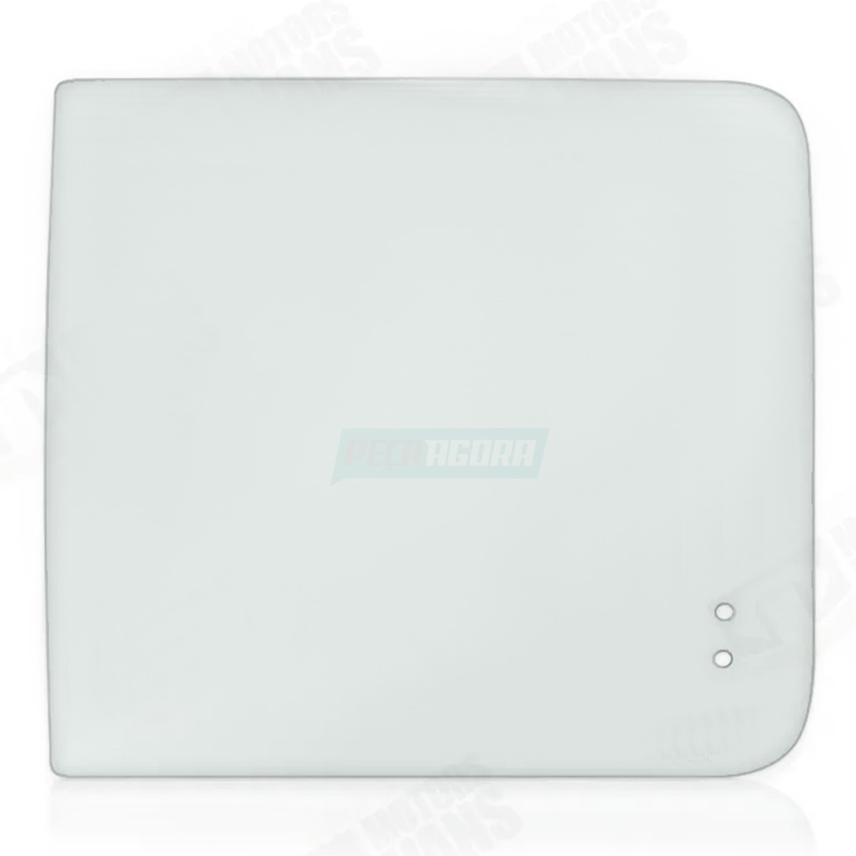 1° VIDRO DIREITO 2° VIDRO ESQUERDO LATERAL MOVEL INCOLOR 575X535 CURVO COM FUR