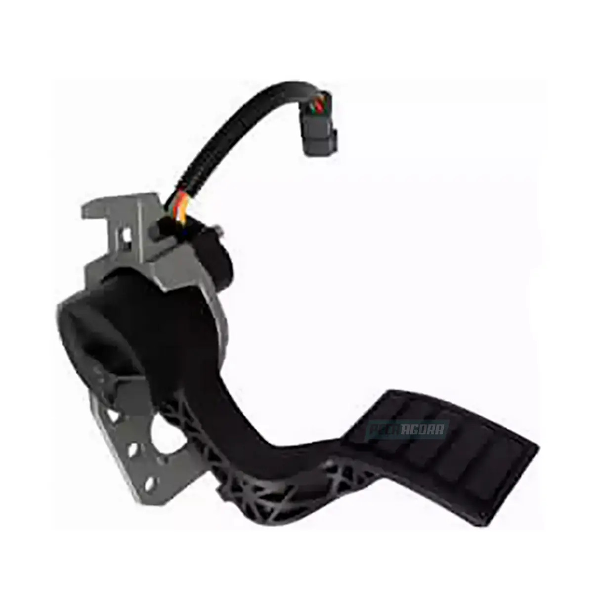 KIT SENSOR E PEDAL ACELERADOR 5 FIOS CONECTOR QUADRADO CINZA VOLVO FH FM NH FMX 