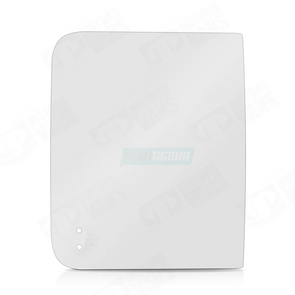 VIDRO LATERAL MOVEL ESQUERDO TRASEIRO ANTERIOR INCOLOR 420X535 CURVO FURO INFERI