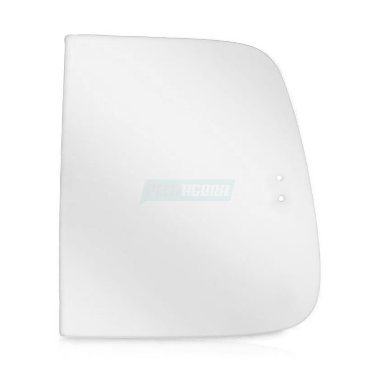 ULTIMO VIDRO LATERAL ESQUERDO MOVEL TRASEIRO POSTERIOR 457X535 INCOLOR FURO CENT