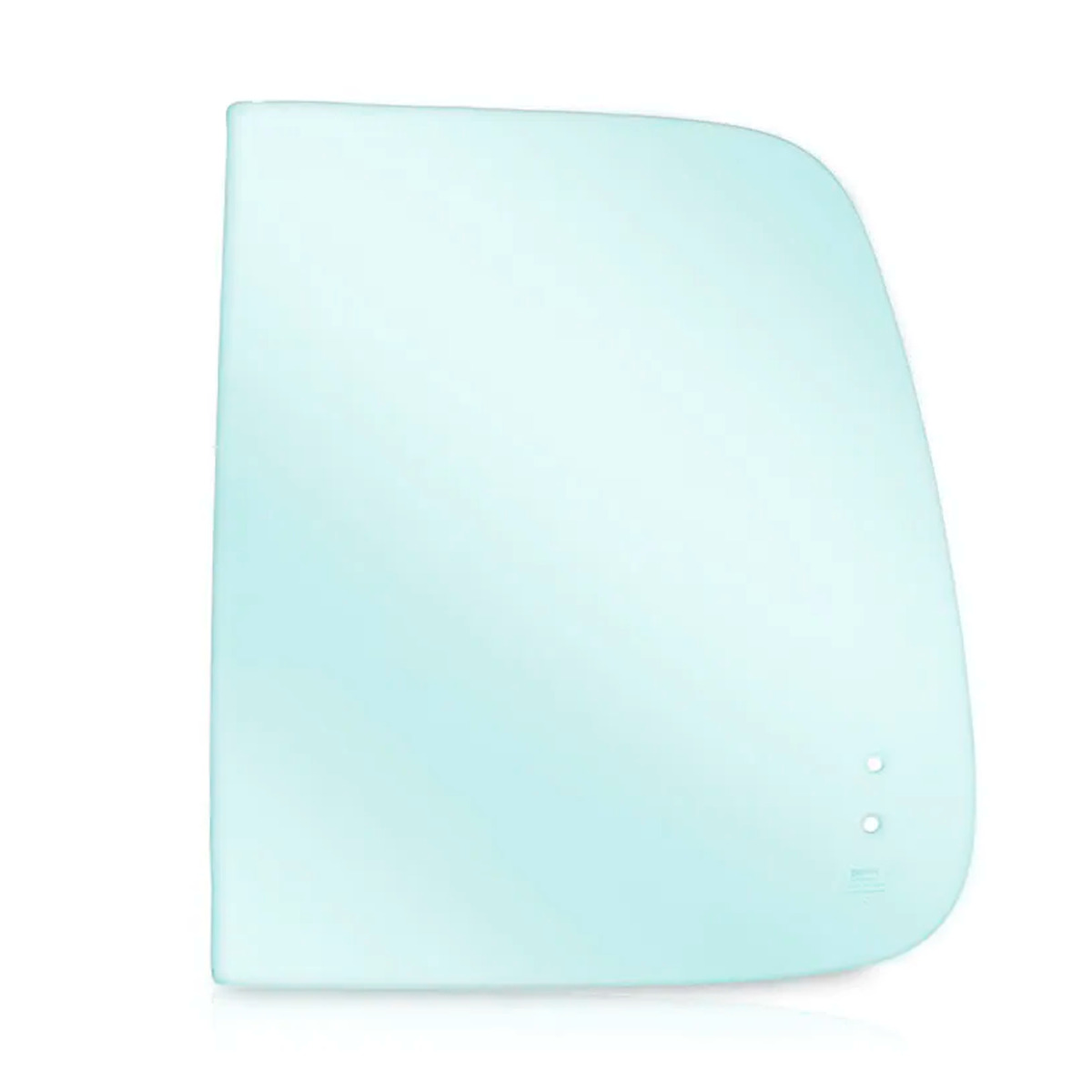 VIDRO LATERAL ESQUERDO MOVEL TRASEIRO POSTERIOR VERDE 457X535 FURO INFERIOR KIA 