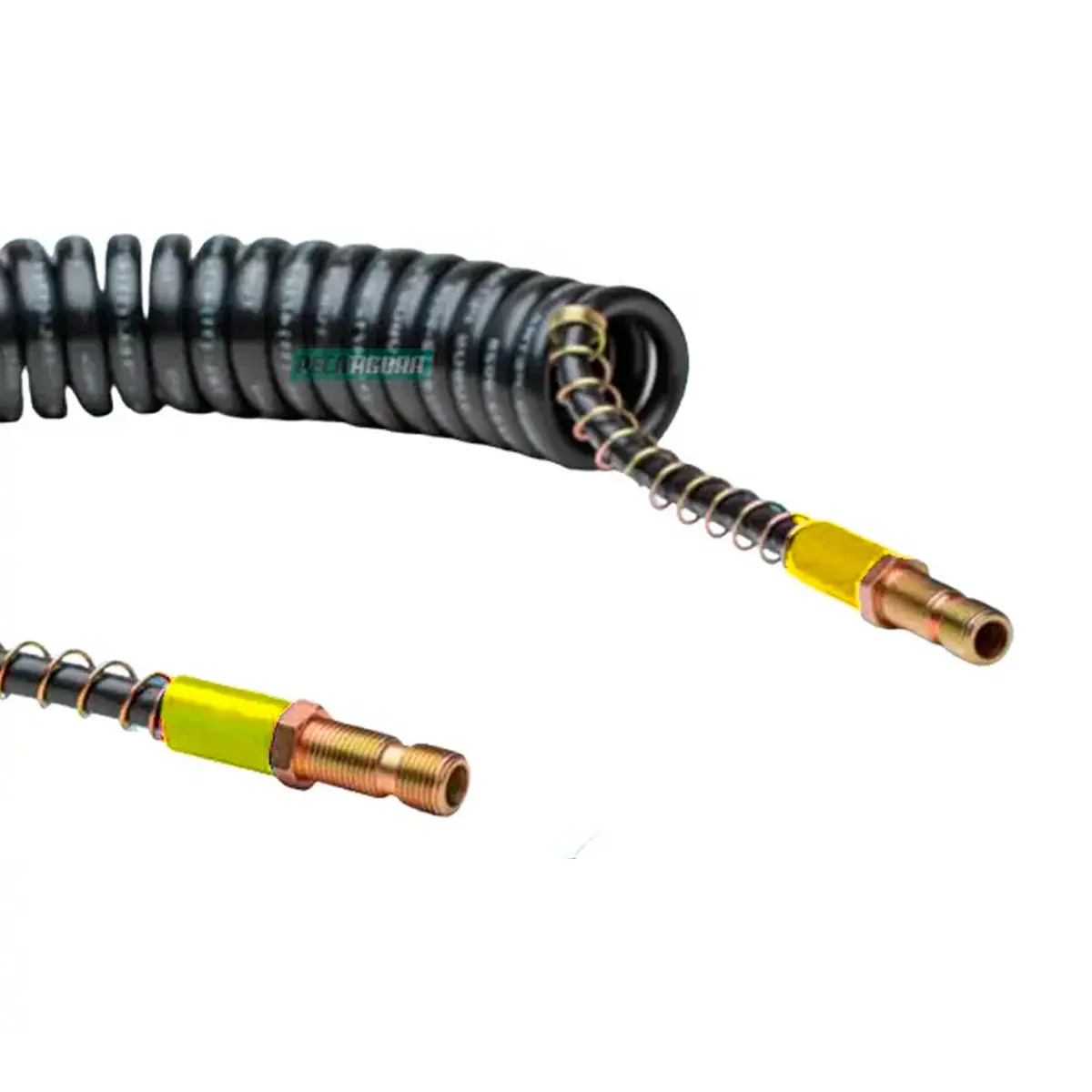 MANGUEIRA ESPIRAL 6500MM AMARELO MACHO M16 X M18 MODERNA CAVALO MECANICO (EPSM46