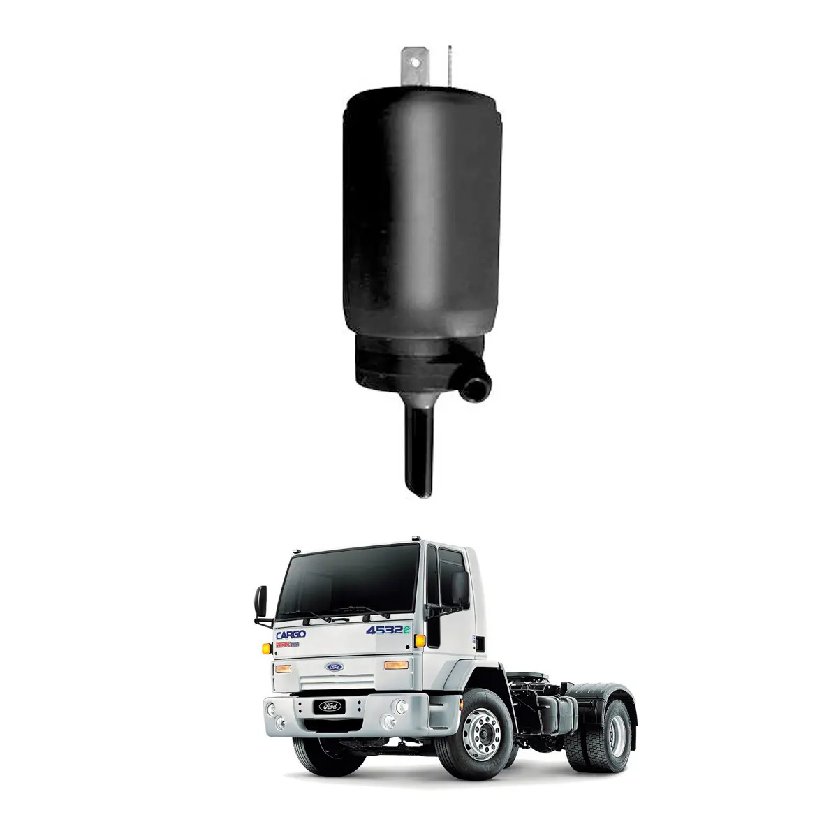 BOMBA ELETRICA LAVADOR 12V FORD CARGO MB CAMINHAO ONIBUS MICRO ONIBUS VW 1938