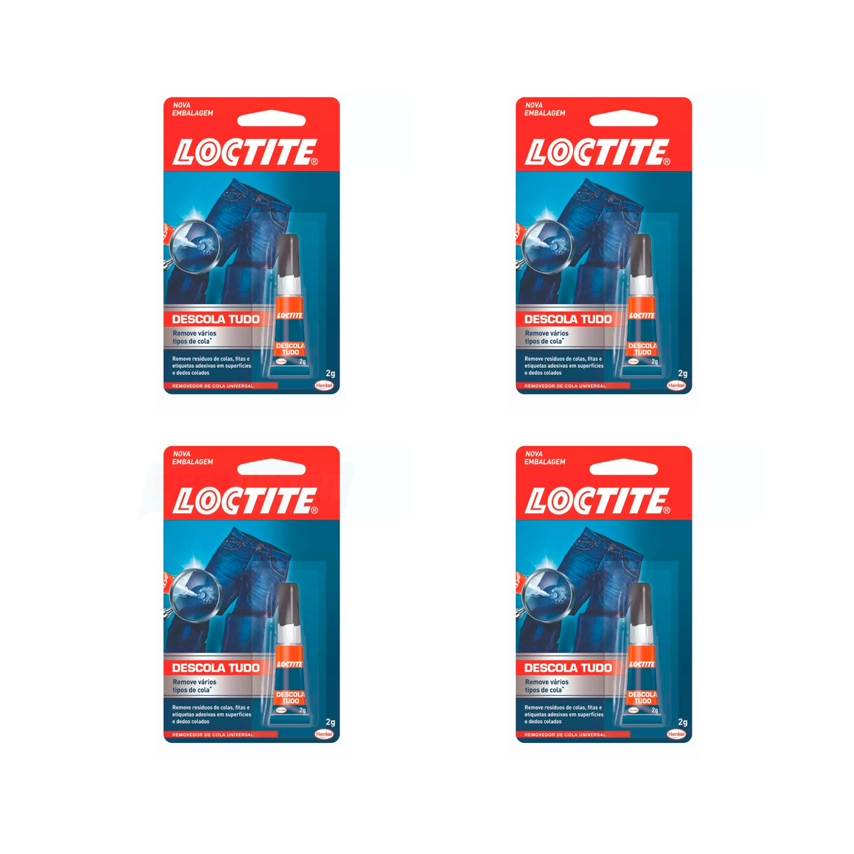 4 DESCOLA TUDO REMOVEDOR DE COLA 2GR LOCTITE (CX.17757CC**4)