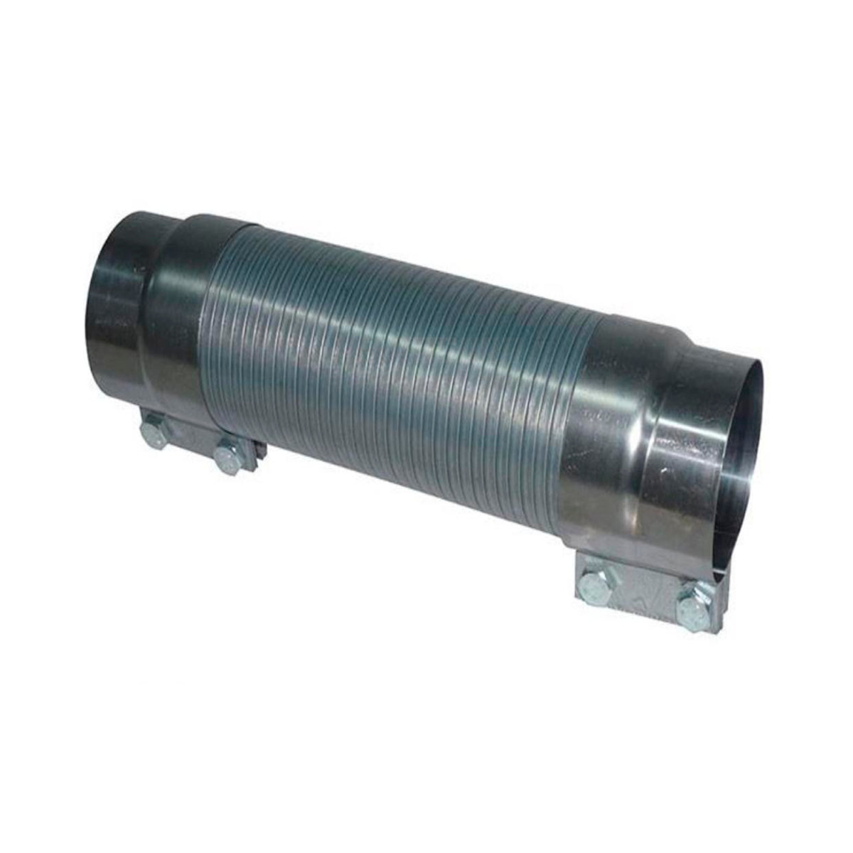 TUBO FLEX ESCAPE GALVANIZADO COM ABRACADEIRA 90X270 MB ATEGO 1725 1620 ELETRONIC