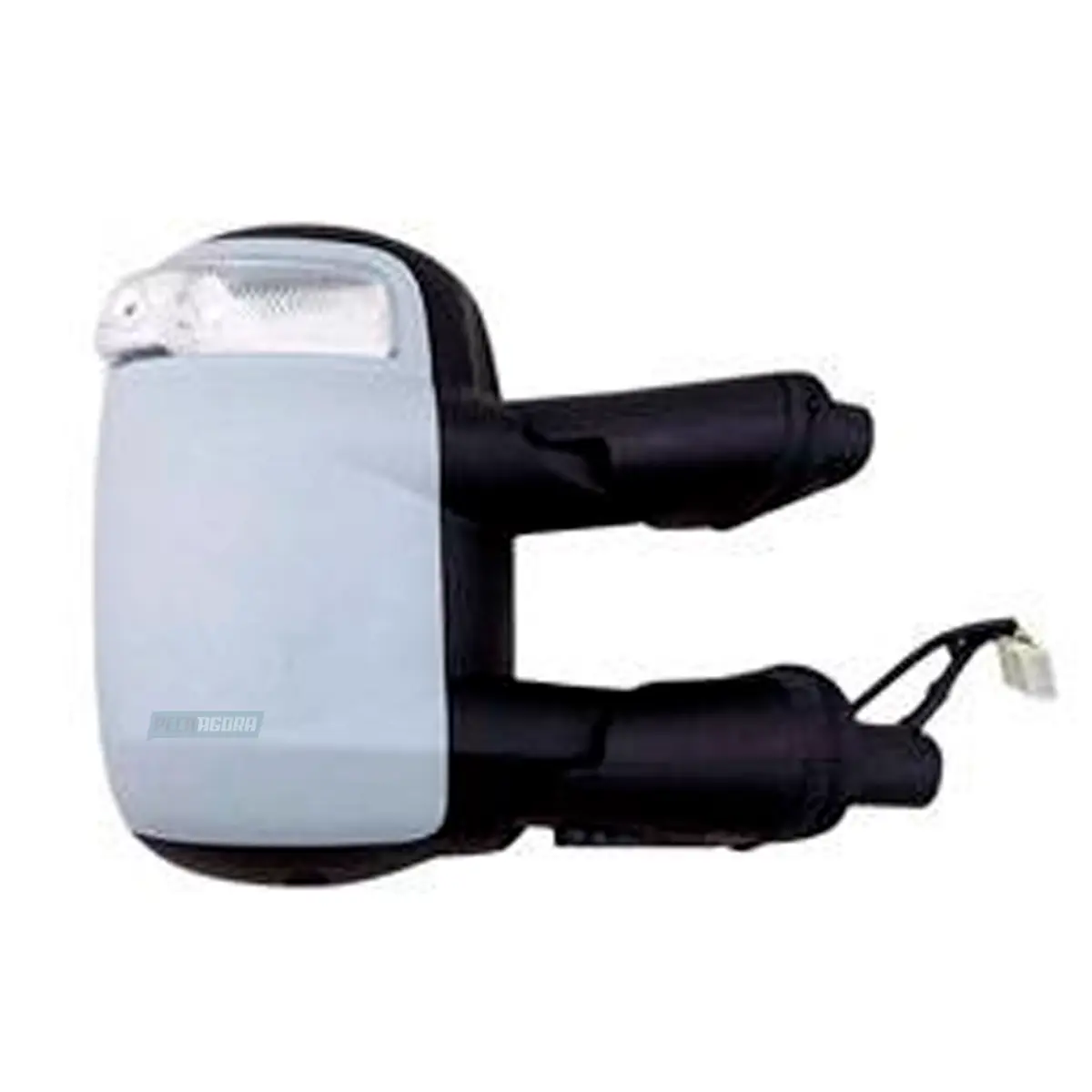 RETROVISOR EXTERNO MANUAL DIREITO COM PISCA PARA PINTAR DOBLO 2010 A 2021 (EB698