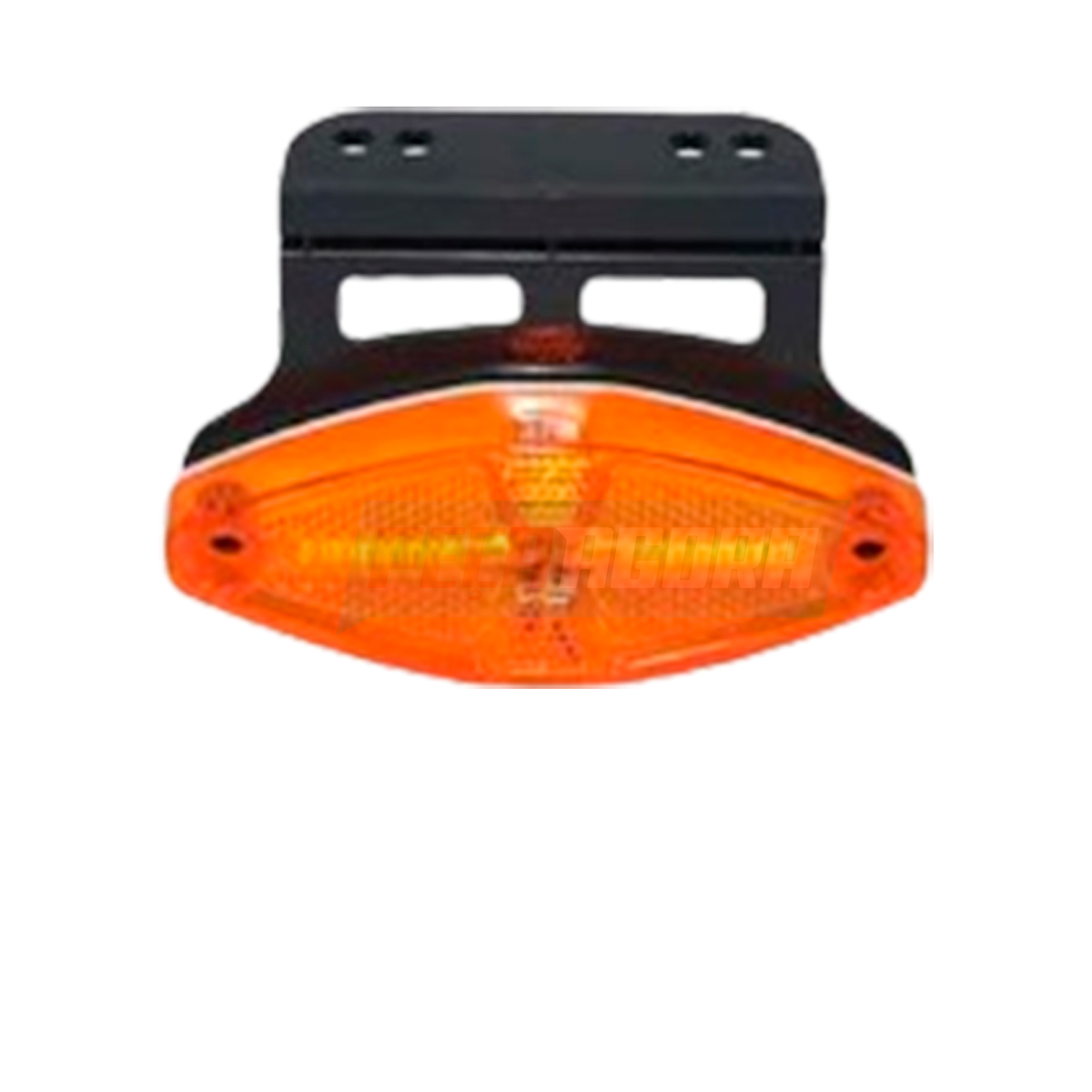 LANTERNA LATERAL GUIA LUZ RETRORREFLETOR SUPORTE AMBAR CAMINHOES CARRETAS (52287