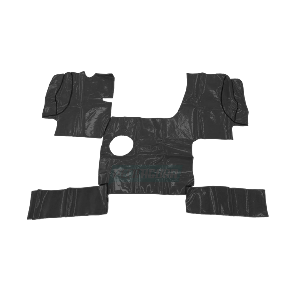 TAPETE VINIL PRETO MB 1625 1638 1935 1941 CABINE LEITO (PUES832P)