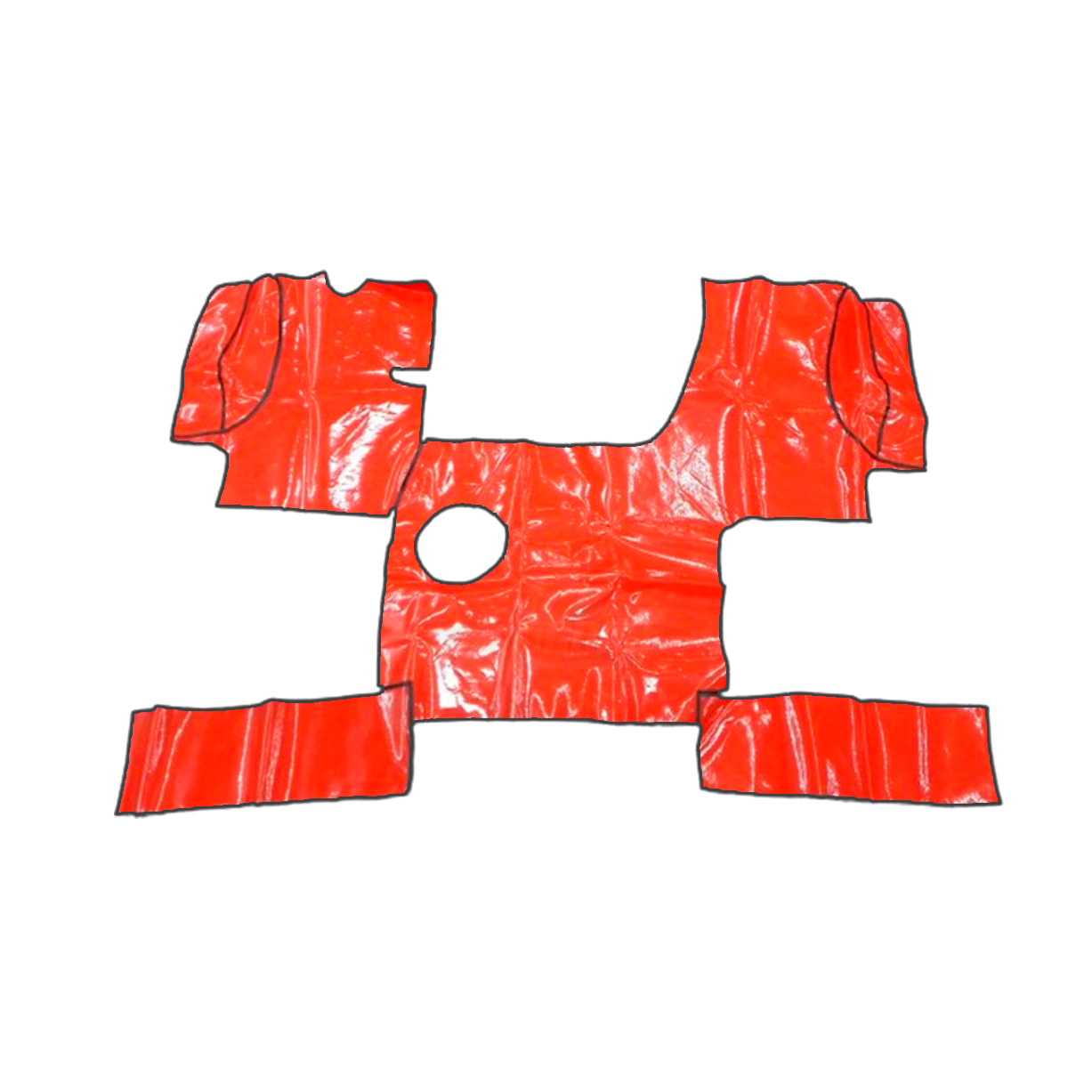 TAPETE VINIL VERMELHO MB 1625 1638 1935 1941 CABINE LEITO (PUES832V)