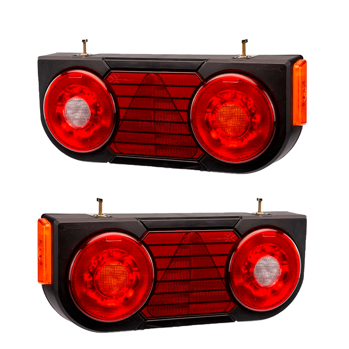 PAR LANTERNAS TRASEIRAS 24V LED CAMINHAO CARRETA (K.8517LE102-8517LD102)