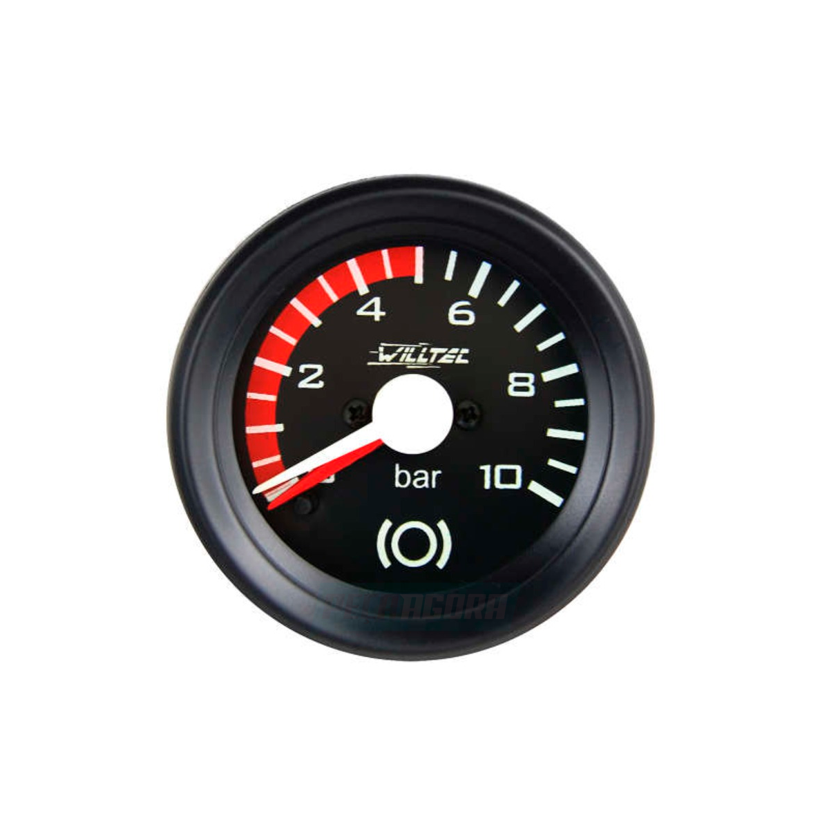 MANOMETRO AR ARO PRETO 10 BAR VW 12140 14150 14220 14250 16170 16220 24220 24280