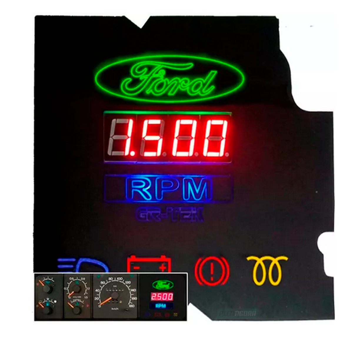 CONTAGIROS TACOMETRO DIGITAL FORD F1000 1993 A 1999 (T71919253C-DIGITAL)