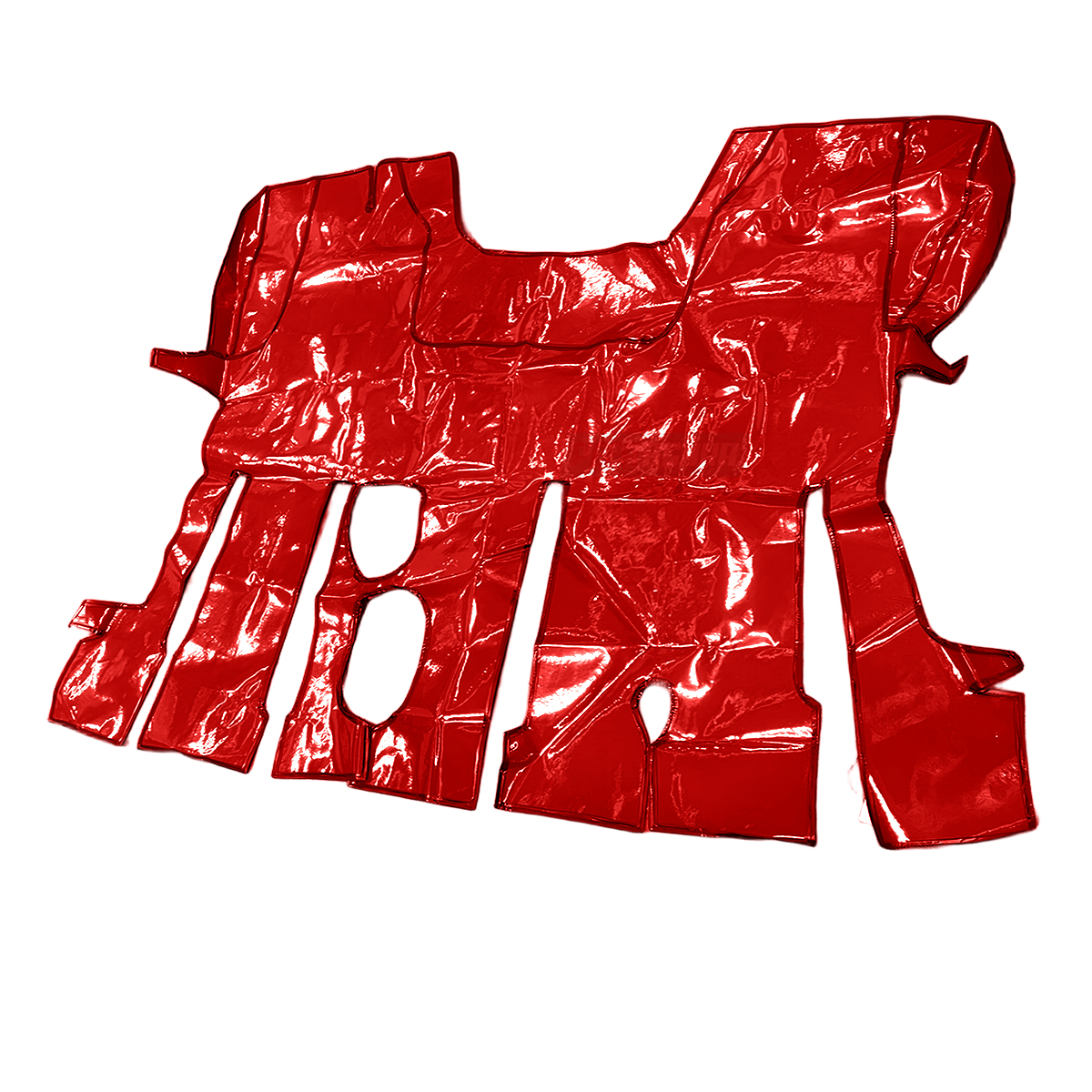 TAPETE VINIL VERMELHO CORTE CAMBIO EMBAIXO CAMINHAO IVECO DAILY 35S14 (PUES523V)