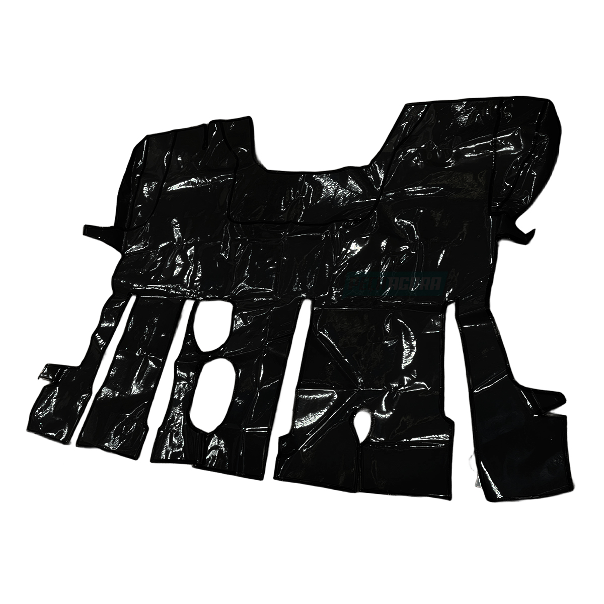 TAPETE VINIL PRETO CORTE CAMBIO EMBAIXO CAMINHAO IVECO DAILY 35S14 (PUES523P)