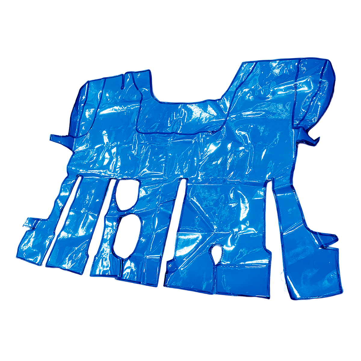 TAPETE VINIL AZUL CORTE CAMBIO EMBAIXO CAMINHAO IVECO DAILY 35S14 (PUES523A)