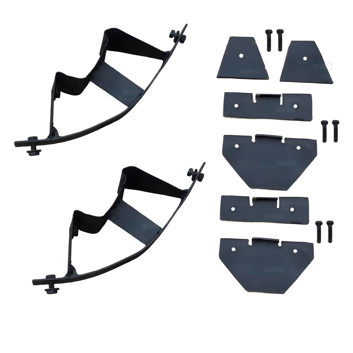 JOGO SUPORTE TAPA SOL FIBRA MB 1114 1519 1932 1933 1934 CABINE ALTA (AS8000)