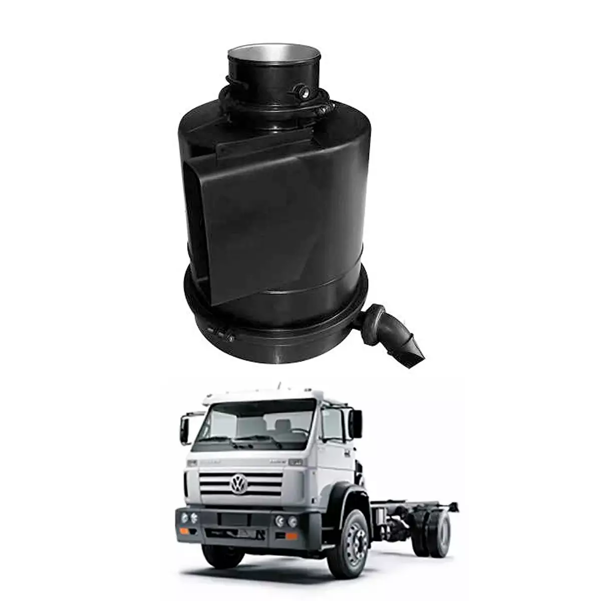 CONJUNTO FILTRO AR COM ELEMENTO VW WORKER ADVANTECH 13190E 15190E 17190E 17230 2