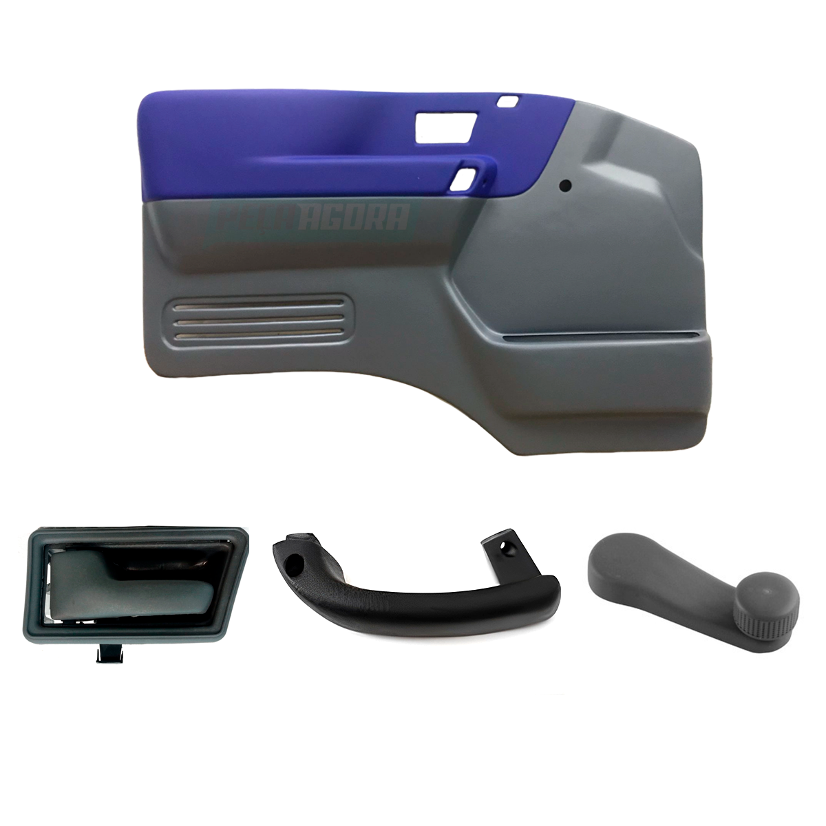 KIT FORRO PORTA ESQUERDO MACANETA MANIVELA PUXADOR VW WORKER TITAN 7110 8120 815