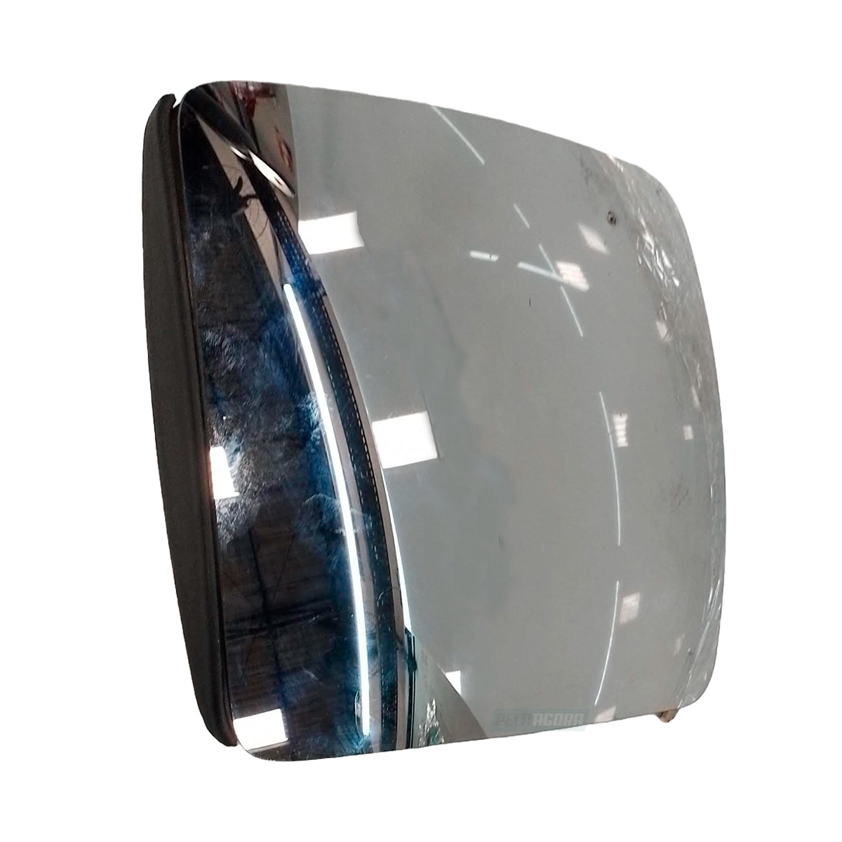 BASE VIDRO ESPELHO RETROVISOR CONVEXO VOLVO FH FM COM DESEMBACADOR ESQUERDO DIRE